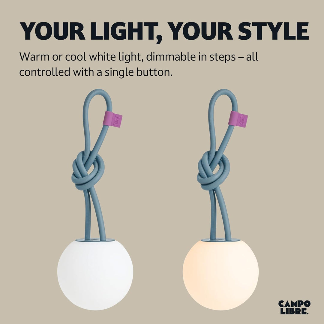 Campo Libre.® LENI I Campinglampe I flexible Outdoorlampe zum Aufhängen, Hinstellen und Montieren I