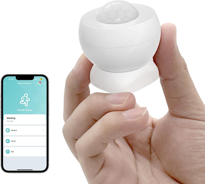 MIUCDA Zigbee Smart Bewegungsmelder Indoor, Zigbee Hub Erforderlich, Bewegungssensor Einstellbares E