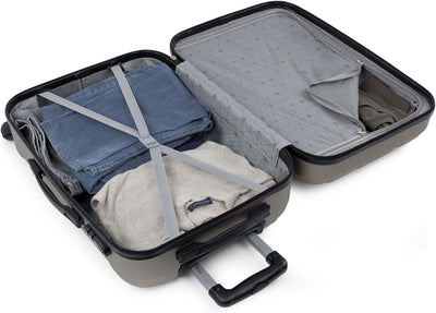 ITACA - Reisekoffer der Firma, Set mit 4 Rädern – Set Travel Cases ABS – Set Sturdy and Light Travel