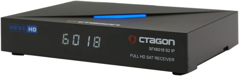 OCTAGON SFX6018 S2+IP H.265 HEVC 1x DVB-S2 HD E2 Linux Smart Receiver, Satelliten Receiver mit Aufna