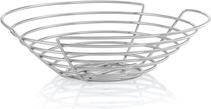 Blomus 68481 Wires Korb Ø 36 cm, Silber 10 x 36 x 36 cm, 10 x 36 x 36 cm