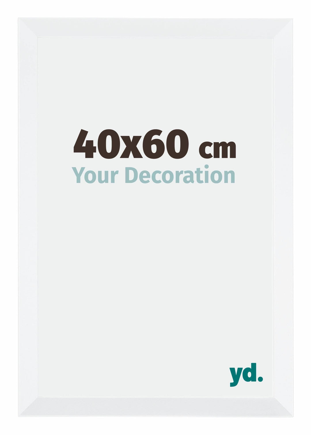 yd. Your Decoration - Bilderrahmen 40,00x60,00 cm - Bilderrahmen aus MDF mit Acrylglas - Antireflex