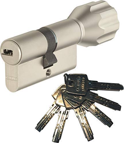 ABUS EC550 Profil-Knaufzylinder Länge Z55/K30mm mit 6 Schlüssel
