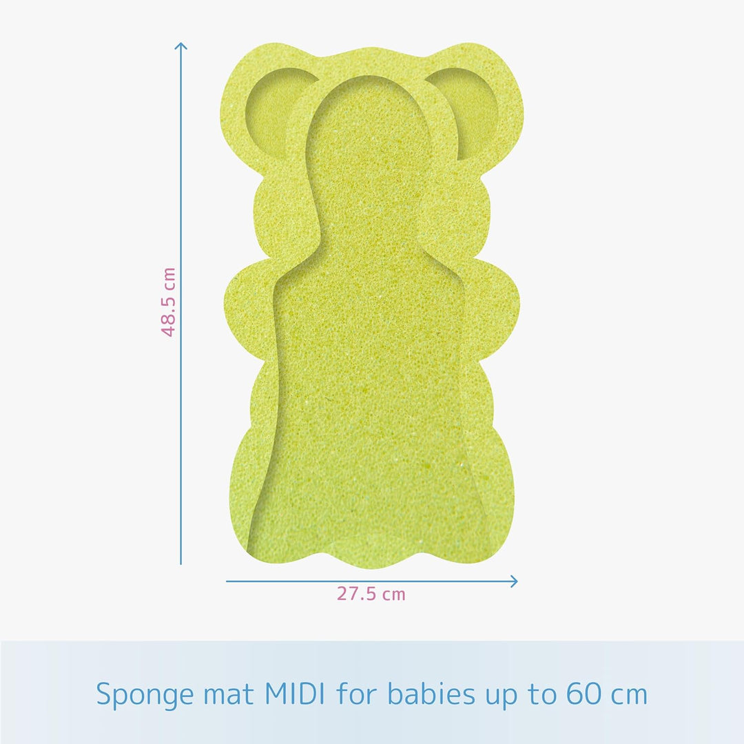 Badewannenmatte Baby Antirutschmatte Badematte für Kinder und Babys bis 6 kg und 60 cm (Gelb), Gelb