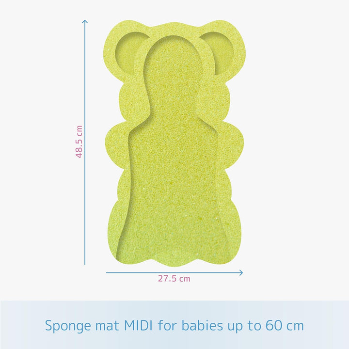 Badewannenmatte Baby Antirutschmatte Badematte für Kinder und Babys bis 6 kg und 60 cm (Gelb), Gelb