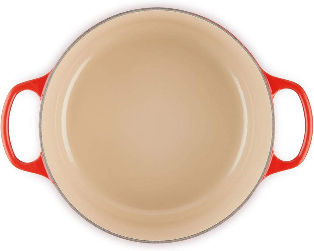 Le Creuset Signature Gusseisen-Bräter mit Deckel, Ø 24 cm, Rund, Für alle Herdarten und Induktion ge