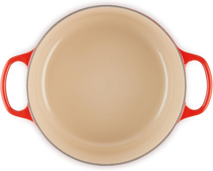 Le Creuset Signature Gusseisen-Bräter mit Deckel, Ø 24 cm, Rund, Für alle Herdarten und Induktion ge