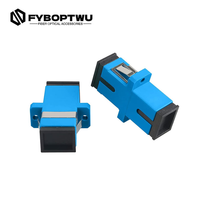 25 Stück SC Faser-Optik-Koppler SC Singlemode (SM) Simplex Faser-Optik-Adapter SC-Weiblich zu SC-Wei