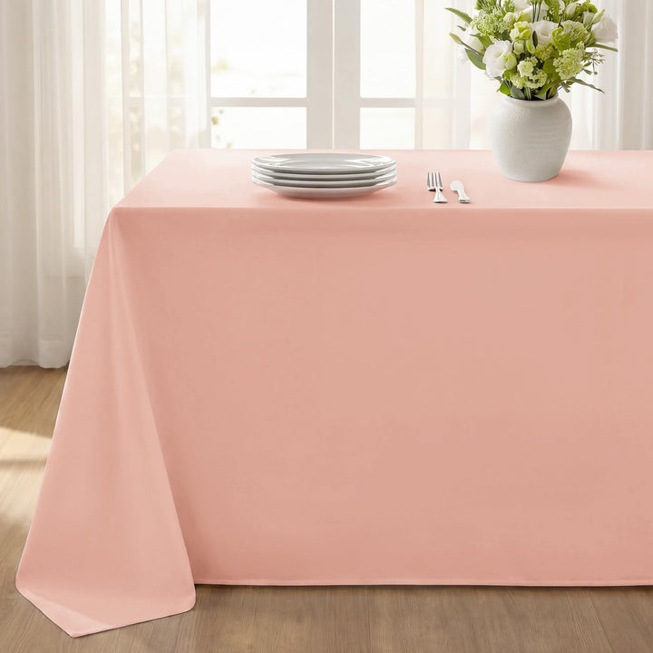 Softalker Rechteckige Tischdecke, wasserdicht und schmutzabweisend, knitterfrei, waschbar, 210 g/m²,