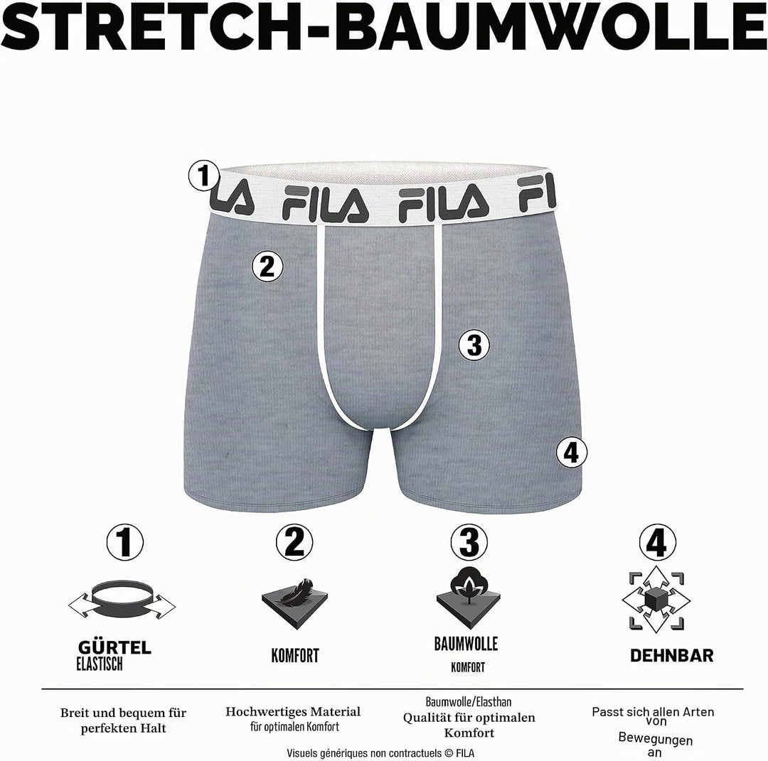 FILA Herren Boxershorts XL Nr., XL Nr.