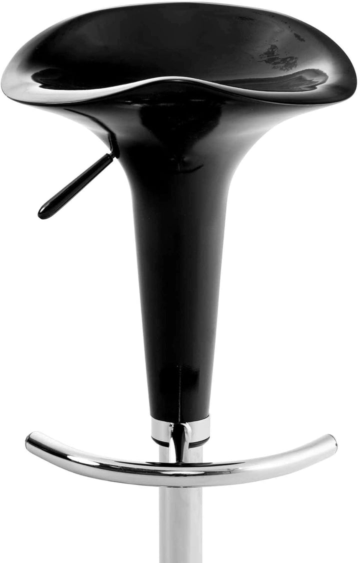 CLP 2er Set Barhocker Saddle Mit Drehbarem Kunsttoffsitz Und Fussablage I Höhenverstellbarer Hocker