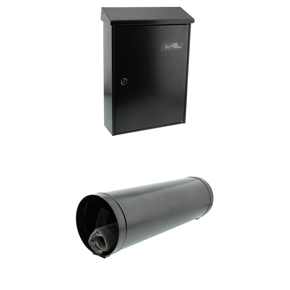 Burg-Wächter Briefkasten, A4 Einwurf-Format, Vollflächig verzinkt, Strukturlackiert, Letter 5832 E,