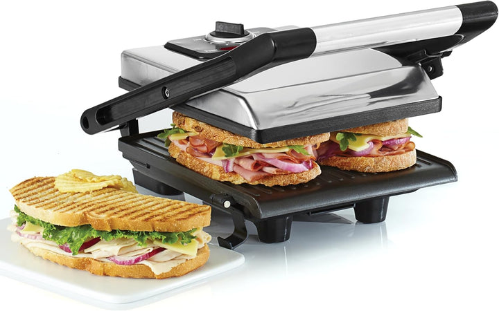 bella Panini-Presse, Sandwichmaker und elektrischer Indoor-Grill mit doppelten antihaftbeschichteten