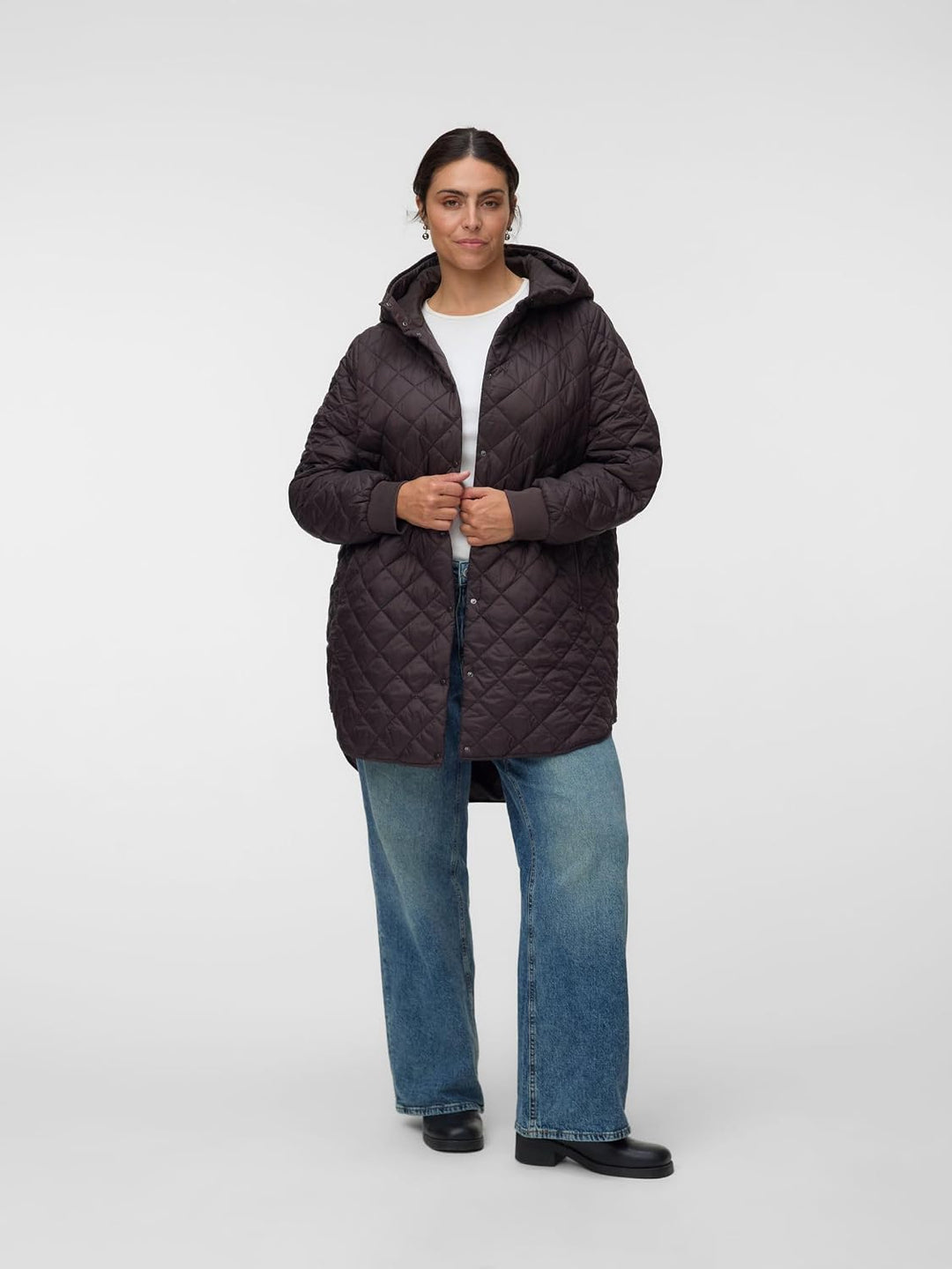 VERO MODA Female Mantel VMHAYLE Steppjacke | Coat Chocolate Torte XS, Chocolate Torte XS