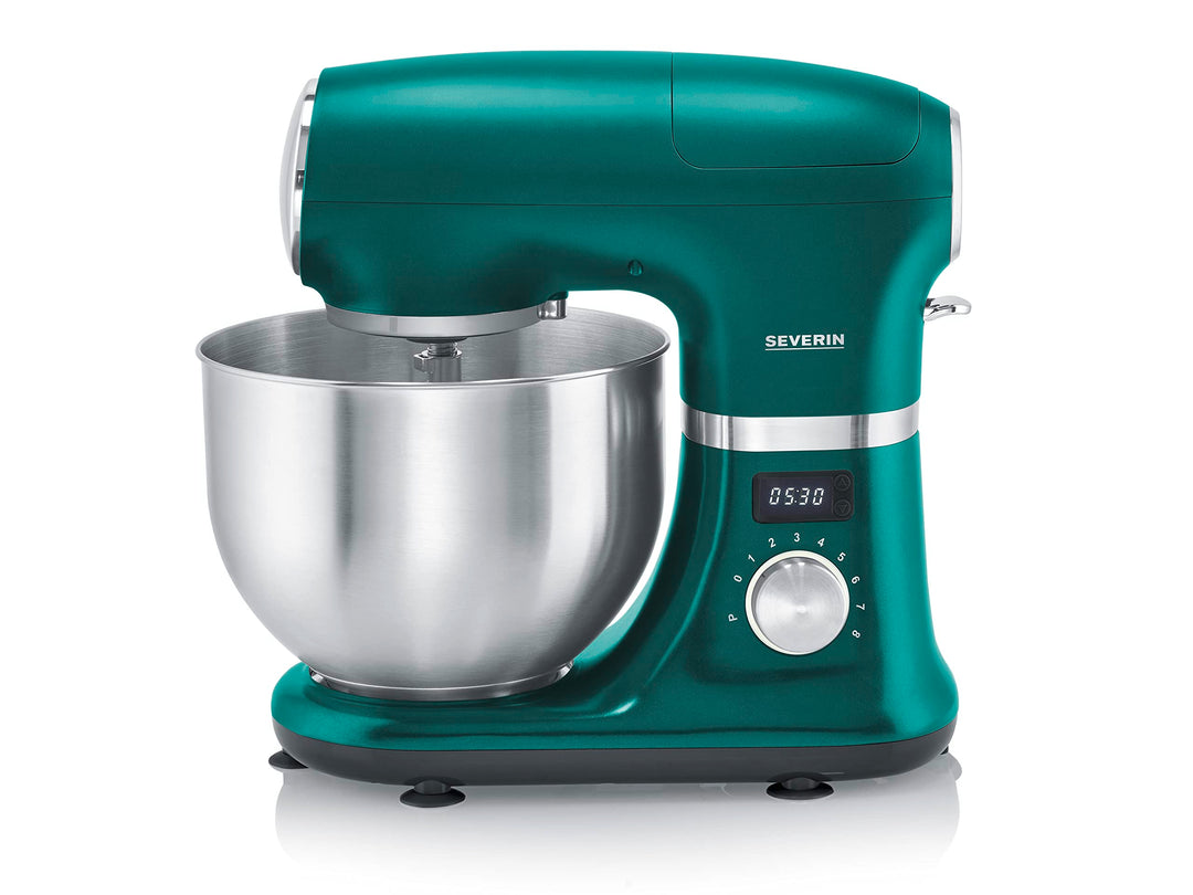 SEVERIN Küchenmaschine, grosse Knetmaschine für 3 kg Kuchenteig, robuste Teigmaschine mit Knethaken,
