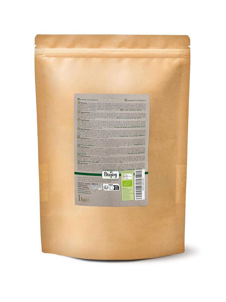 Biojoy BIO-Sumach Gewürz (1 kg), türkisch, Sumach fein gemahlen, 5% Steinsalz, 1 kg