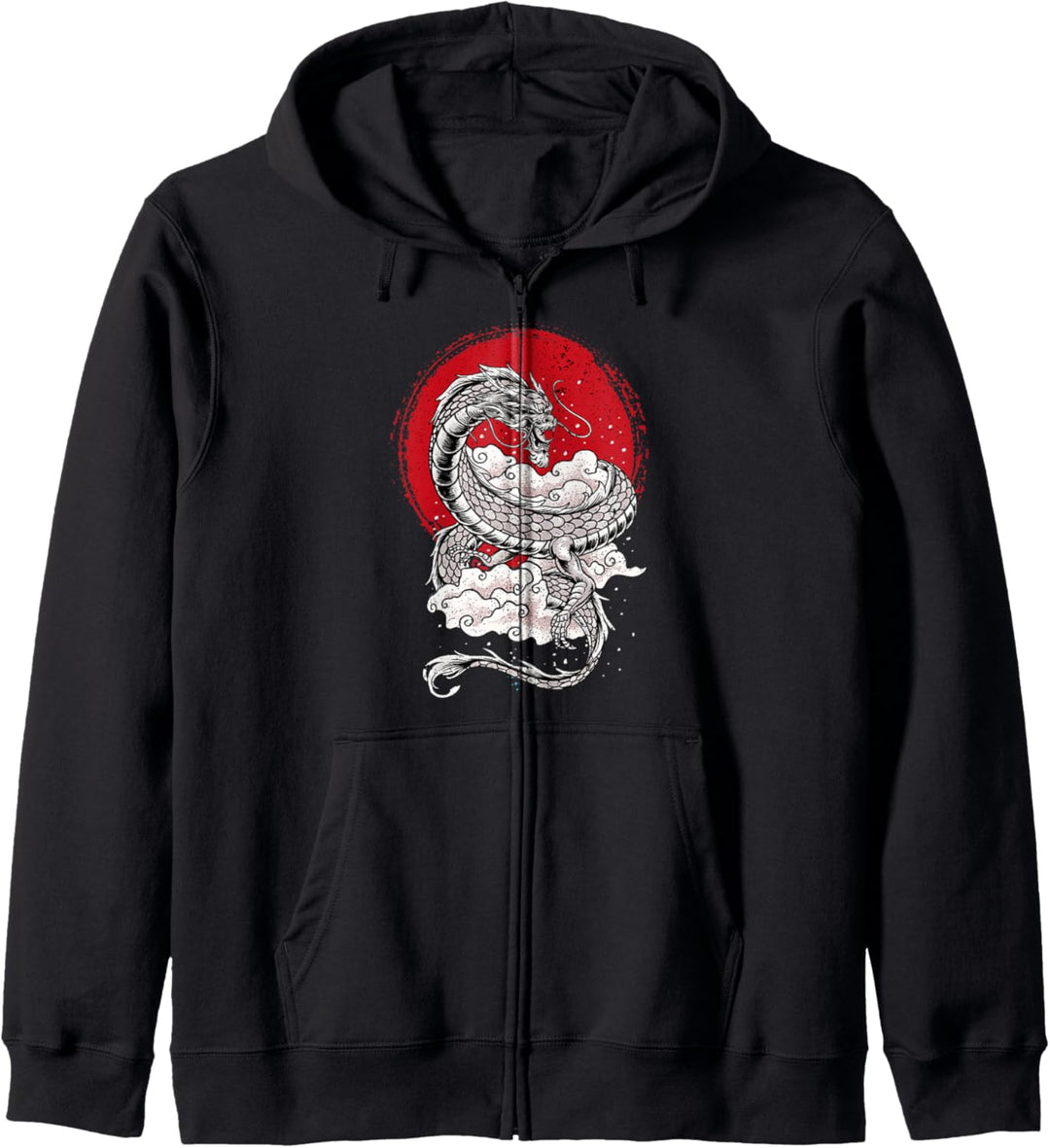 Chinesischer Drache Kung Fu Kampfkunst Drache Kapuzenjacke