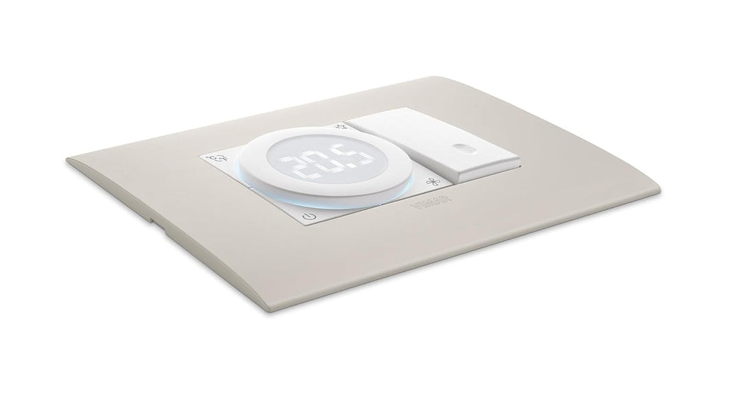 Vimar 02974.B IoT Thermostat mit Rollen, kompatibel mit Alexa, Google Home und IFTTT, einstellbare H