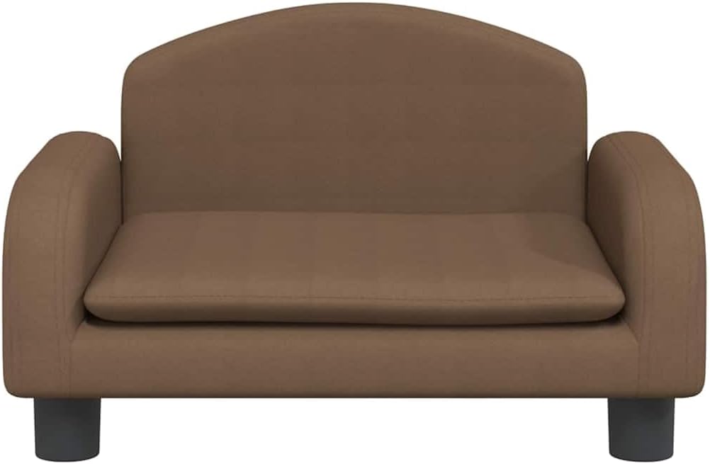 vidaXL Kindersofa Braun 50x40x30 cm Stoff 50 x 40 x 30 cm Braun, 50 x 40 x 30 cm Braun