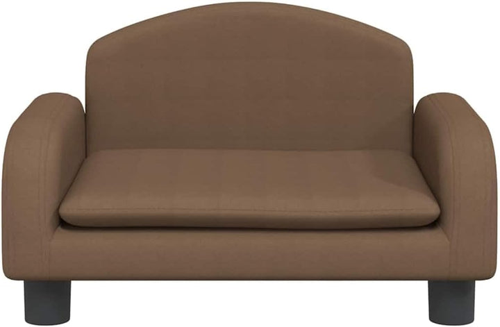 vidaXL Kindersofa Braun 50x40x30 cm Stoff 50 x 40 x 30 cm Braun, 50 x 40 x 30 cm Braun