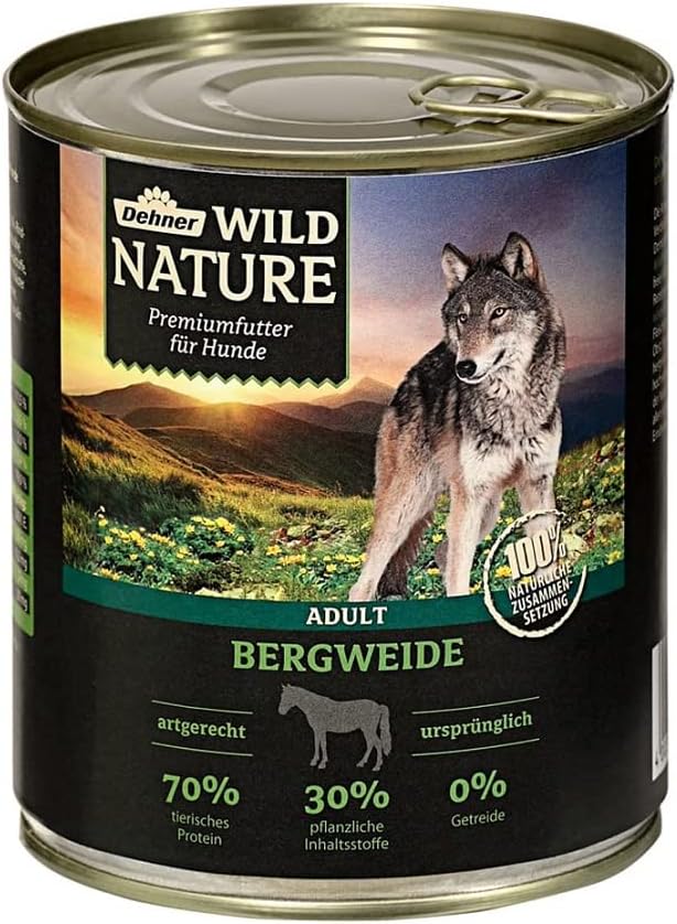 Dehner Wild Nature Hundetrockenfutter Adult, Auwald, 12 kg & Wild Nature Hundefutter Adult, Bergweid