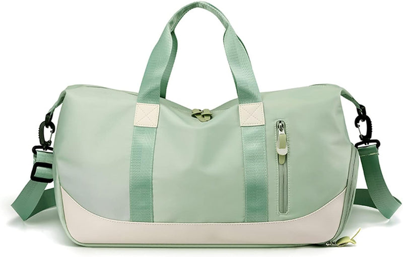 FANDARE Damen Reisetaschen Duffle Bag Nylon Sporttasche Faltbare Sporttasche Weekender Übernachtung