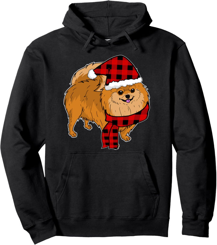Lustiges Zwergspitz Weihnachten Pomeranian Hunde Pullover Hoodie