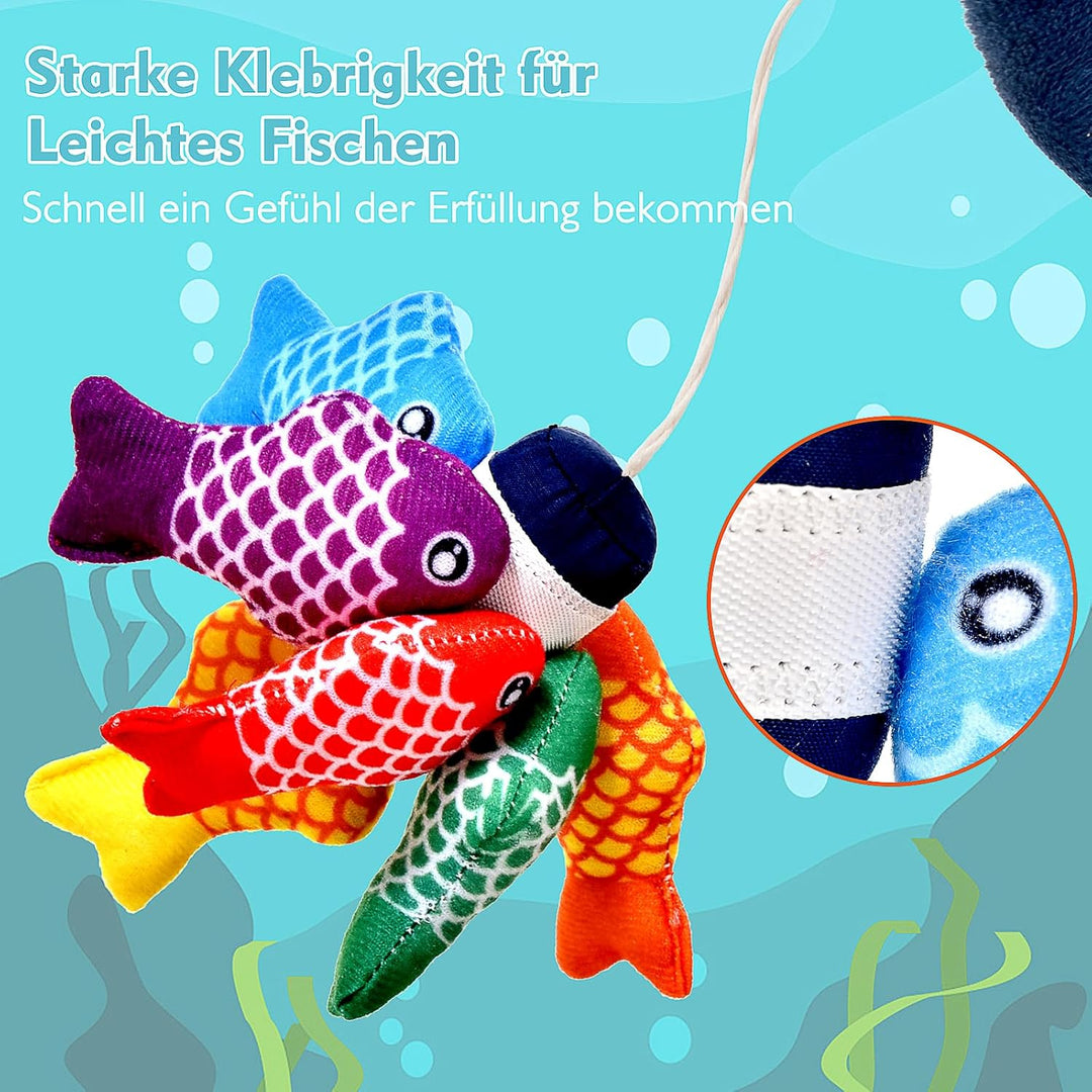Montessori Spielzeug ab 1 2 Jahr, Angelspiel kinderspielzeug, Baby Spielzeug für 6 12 18 Monate, Mot