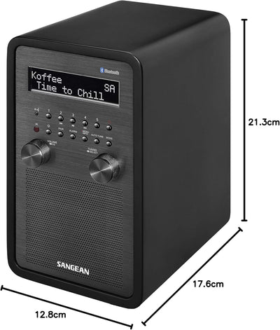 Sangean DDR-60BT Digitalradio (DAB+, UKW-RDS, Bluetooth, AUX-In, Lautsprecheranschluss)