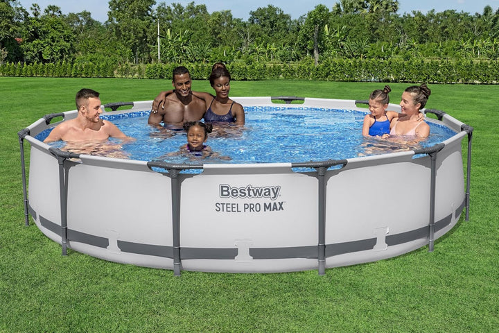 Bestway Steel Pro Max™ Frame Pool-Set, rund, mit Filterpumpe 366 x 76 cm, 366 x 76 cm