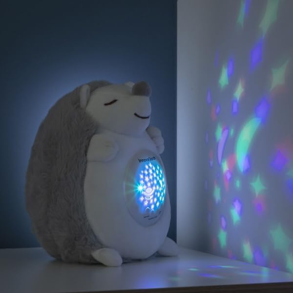 Plüsch-Igel mit weissem Rauschen und Nachtlicht-Projektor Spikey InnovaGoods