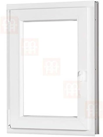 Kunststofffenster | 60x100 cm (600x1000 mm) | weiss | Dreh-Kipp-Fenster | links