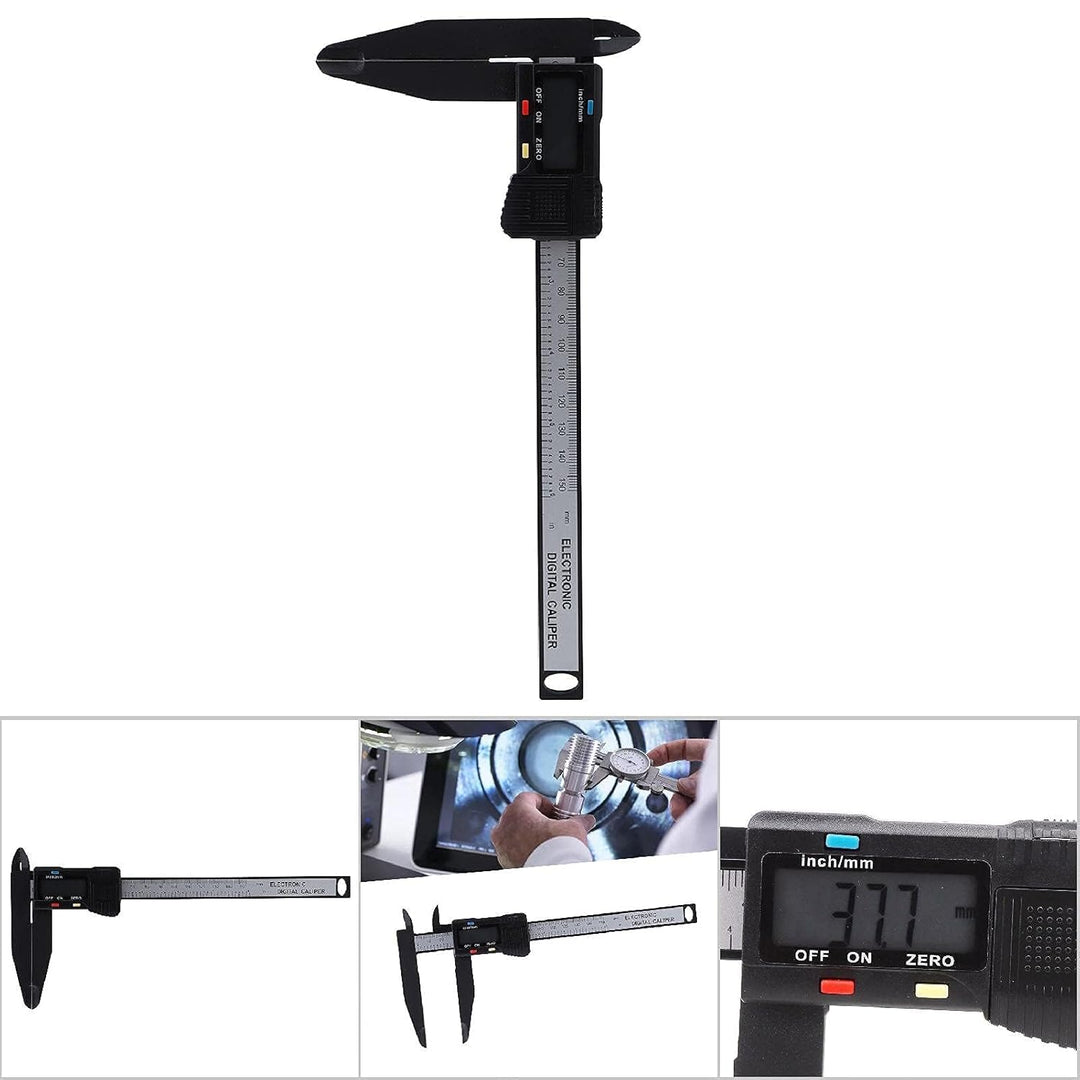 Elektronischer Messschieber, 150 Mm/300 Mm, Digitaler Elektronischer Messschieber, Carbon-Lineal mit