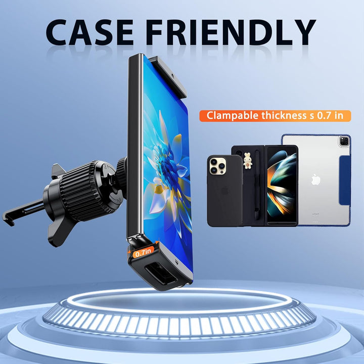 Z Fold Auto Handyhalterung - 60° drehbar, Fester Halt, fällt nie ab - iPad mini Handyhalterung Auto