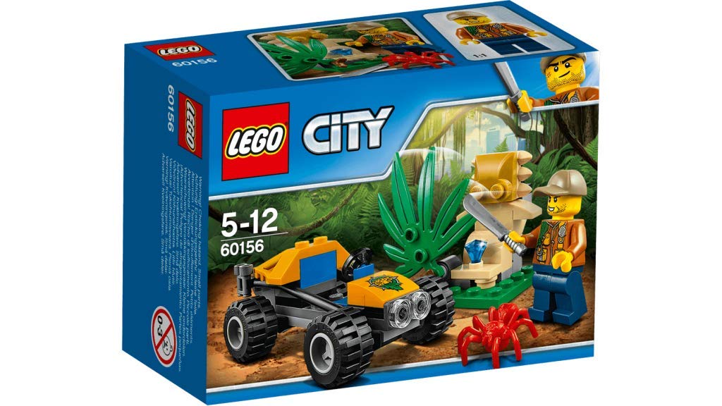 LEGO City 60156 - "Dschungel-Buggy Konstruktionsspiel, bunt Single, Single