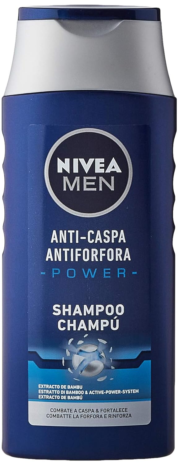 Nivea Men Anti-Schuppen Kraft-Shampoo, 6er-Packung (6 x 250 ml), tägliches Shampoo zur Schuppen-Beha