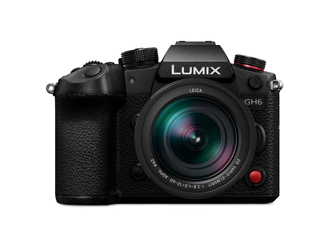 Panasonic LUMIX DC-GH6L Hybridkamera mit Objektiv Leica ES12060 (25 MP, Dual I.S, OLED-Sucher, Kälte