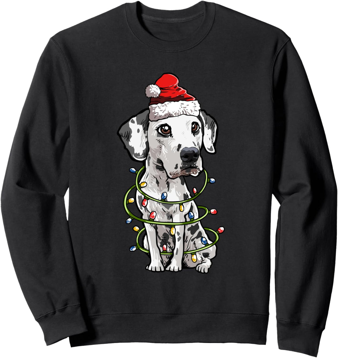 Dalmatiner Weihnachten Geschenk X-Mas Hunde Kostüm Sweatshirt