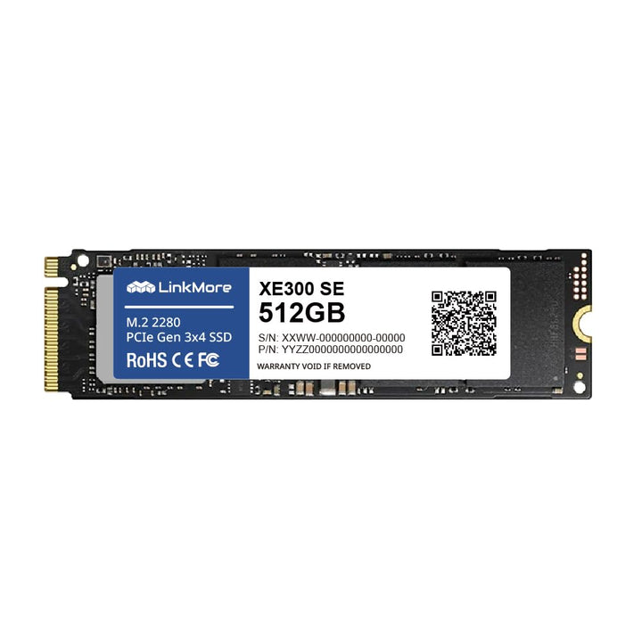 LinkMore XE300 SE 512 GB PCIe Gen3 NVMe M.2 2280 Internes Solid State Drive, Gen3.0X4 Lesegeschwindi