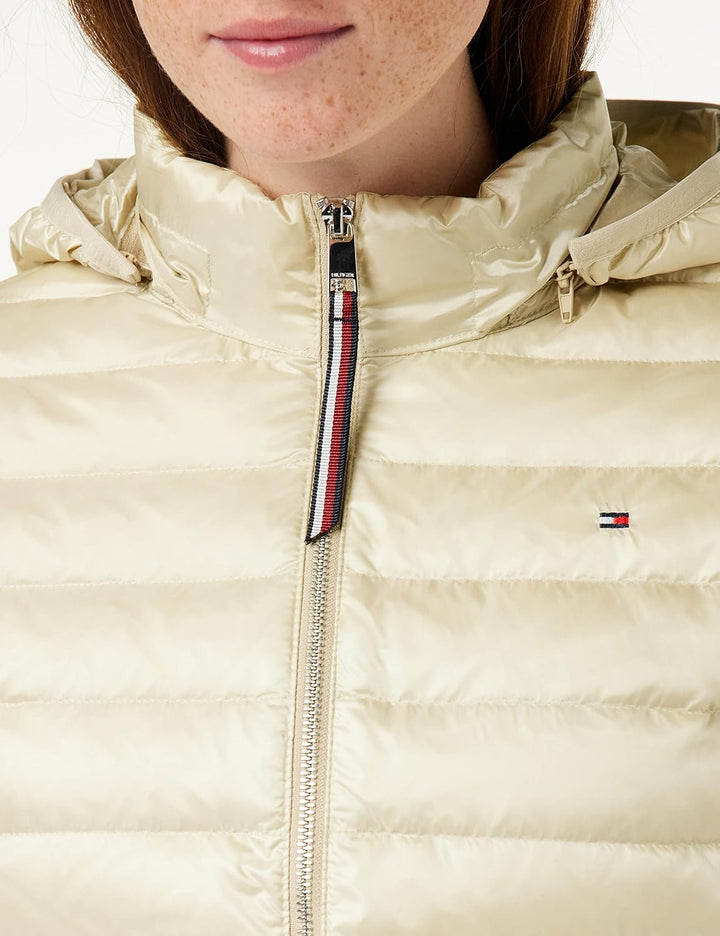 Tommy Hilfiger Damen Daunenjacken 3XL Beige (Light Sandalwood), 3XL Beige (Light Sandalwood)