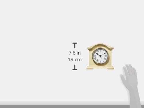 Towcester Clock Works Co. Acctim 33282 Falkenburg Kaminuhr, Cremefarben