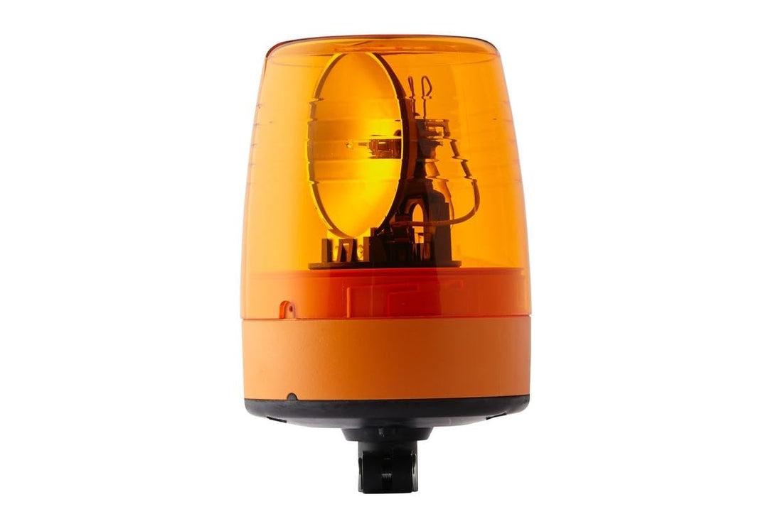 HELLA - Halogen-Rundumkennleuchte - KL JuniorPlus - 24V - gelb - Rohrstutzen - Menge: 1 - 2RL 008 96
