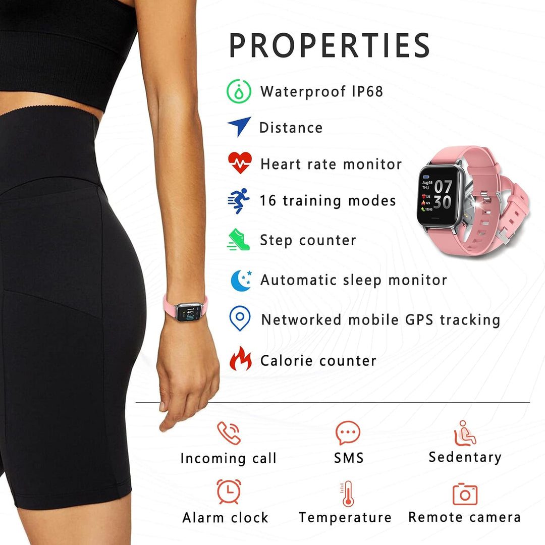 SUPBRO Fitness Tracker Smartwatch Wasserdicht IP68 Fitness Armband mit Pulsmesser Aktivitätstracker