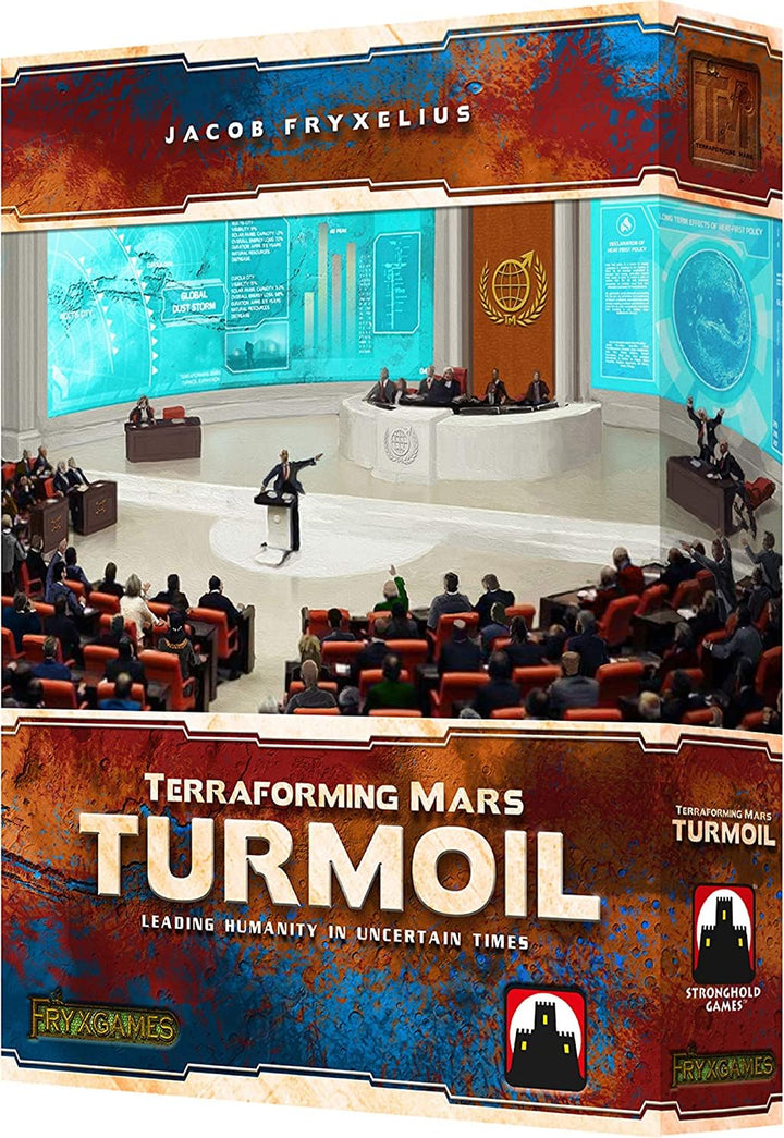 Stronghold Games , Terraforming Mars: Turmoil Expansion , Board Game , Ages 14+ , 1-5 Players , 90-