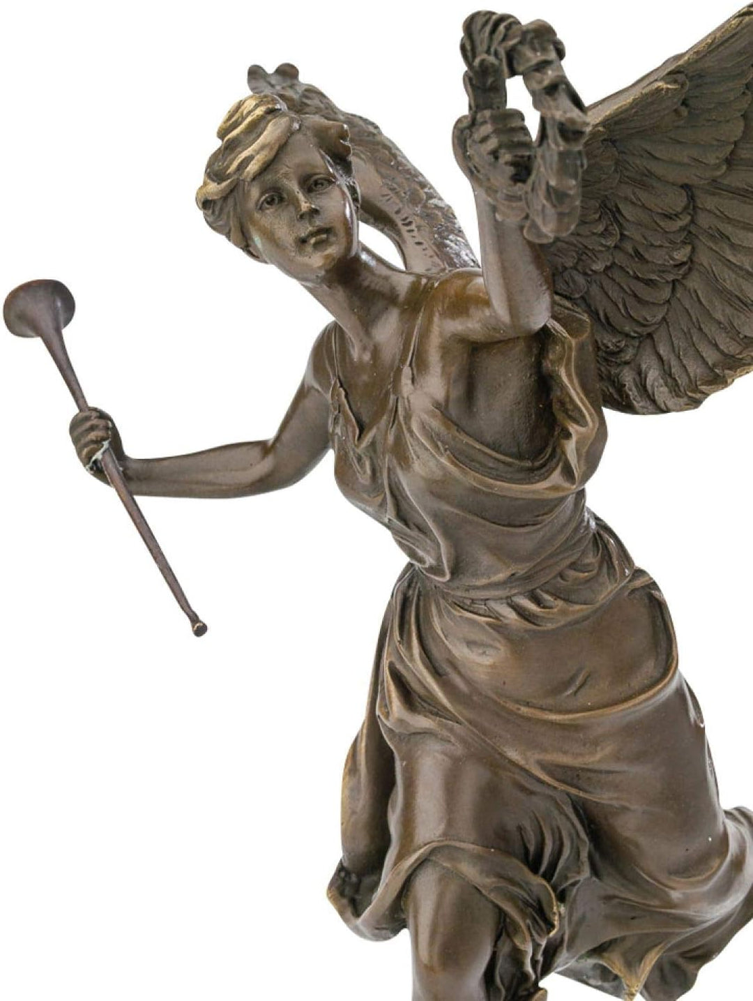 aubaho Bronzeskulptur 39cm Berlin Siegessäule Viktoria Bronzefigur Bronze Antik-Stil