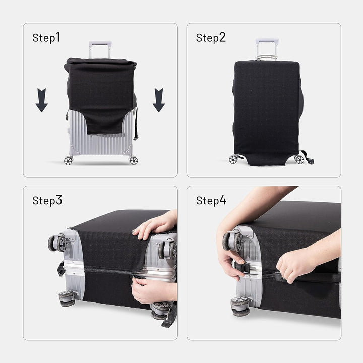 OrgaWise Kofferhülle Luggage Cover Gepäck Cover Gepäckabdeckung for Travel Luggage Schutzhülle Koffe