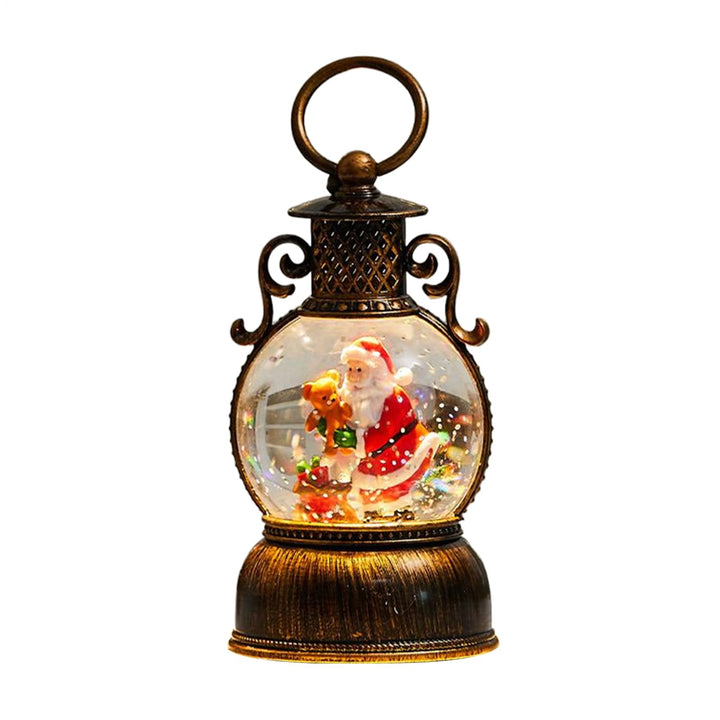 Leuchtende Weihnachtskugel,Partyszene Requisiten | Weihnachts Schneekugel Laterne Glitzerdekoration