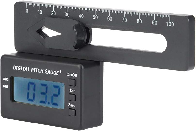 Yctze RC-Helikopter-Modell, LCD-Digital-Pitch-Messgerät, Elektronisches Zubehör für Genaue Pitch-Mes