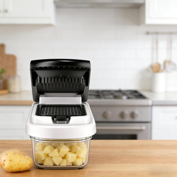 7-in-1 Gemüseschneider, Multifunktionaler Küchenschneider, Meal prep, Gemüsehobel mit 7 Klingen und