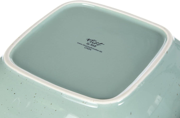Ritzenhoff & Breker Servierschalen-Set Casa, 2-teilig, 18x18 cm und 22x22 cm, Blau Schalen Blau, Sch